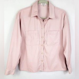 Madewell Pink Button Down Shirt